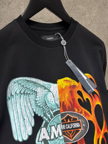 Black Cotton Oversized T-shirt