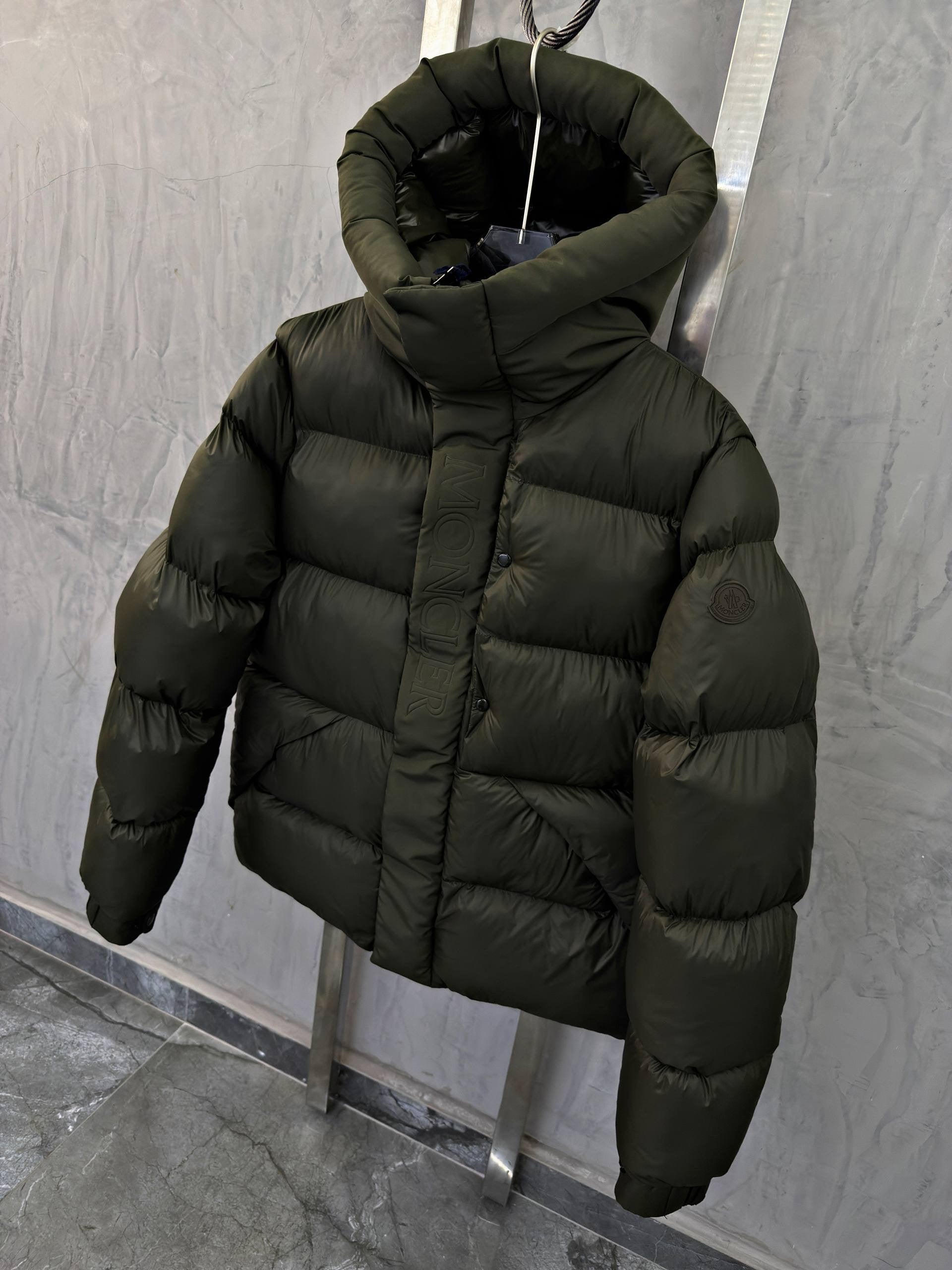 Dark Green Puffer Jacket