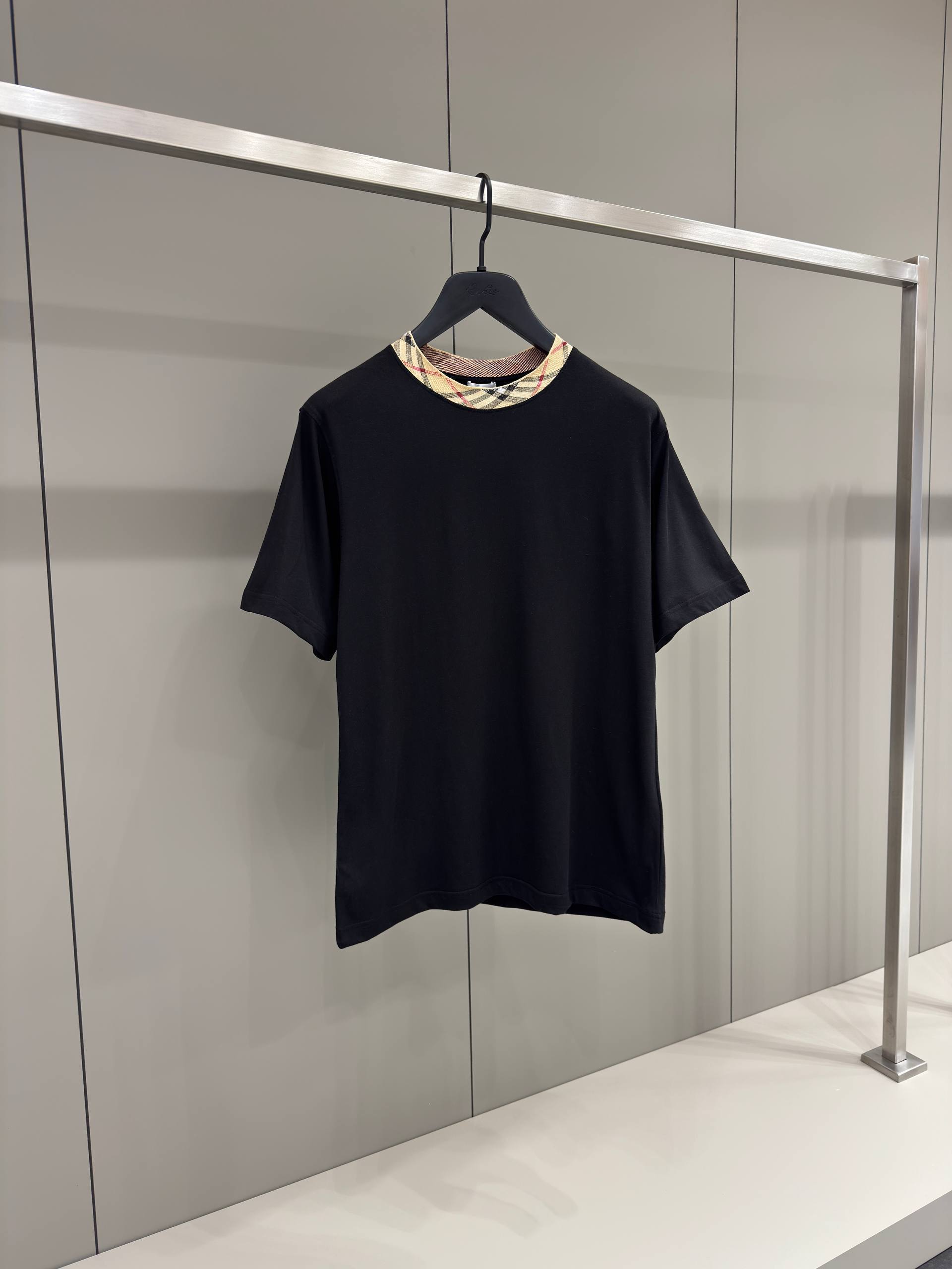 Black Cotton T-shirt