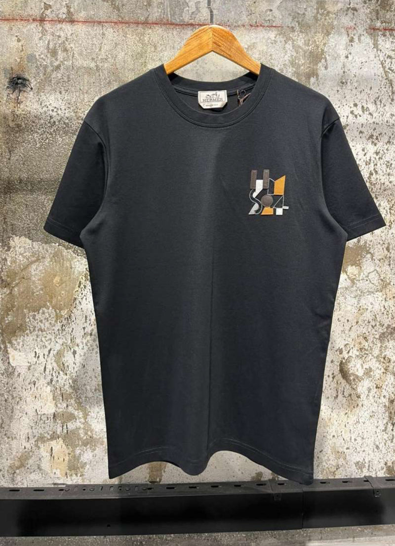 Black Cotton T-shirt
