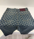 Blue Women Monogram Jeans
