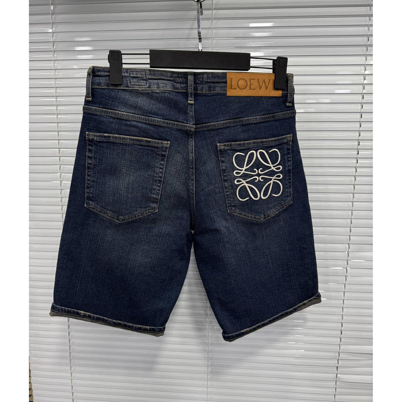 Dark Blue Denim Shorts