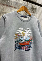 Grey Oversized Blouse