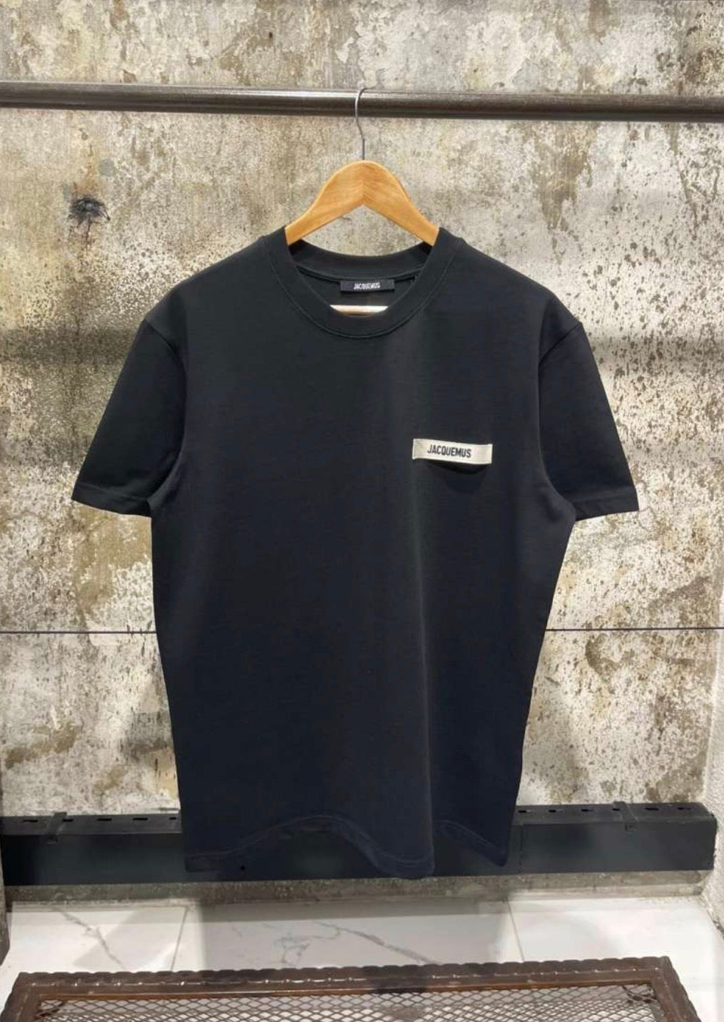 Black Cotton T-shirt