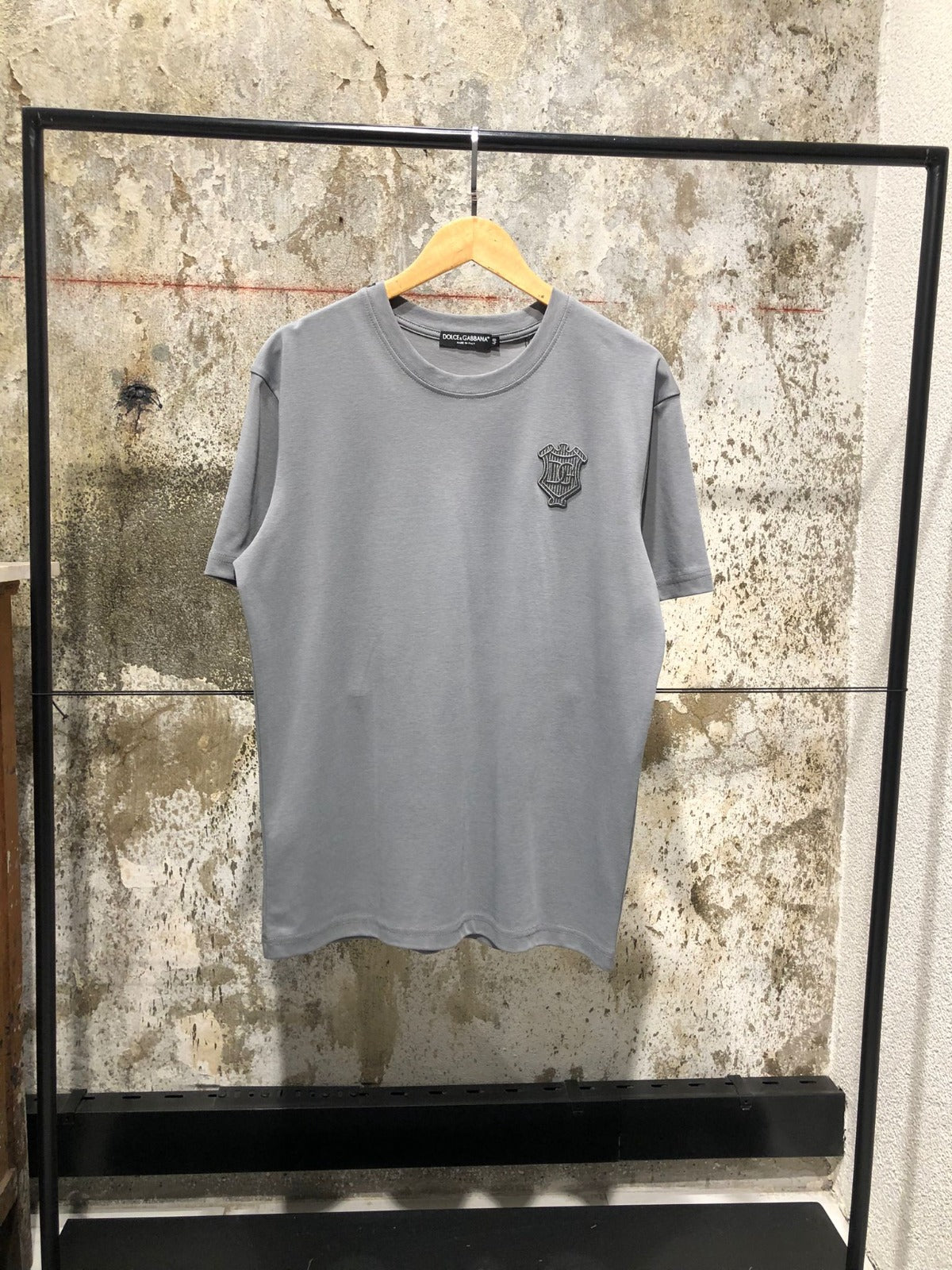 Oversized T-shirt with Embroidered Logo