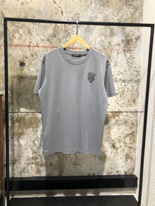 Oversized T-shirt with Embroidered Logo