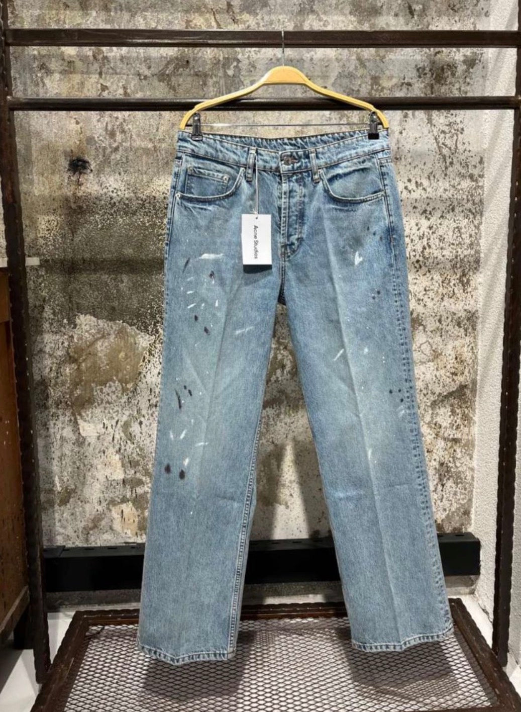 Light Blue Sprayed Jeans