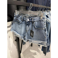 Light Blue Denim Women Shorts