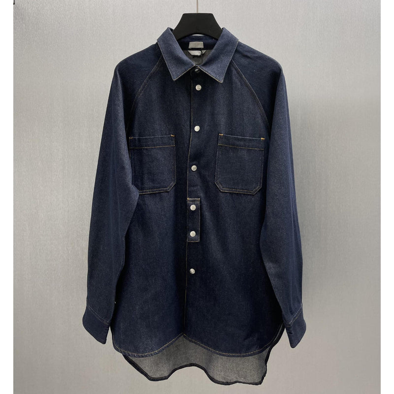 Dark Blue Denim Overshirt