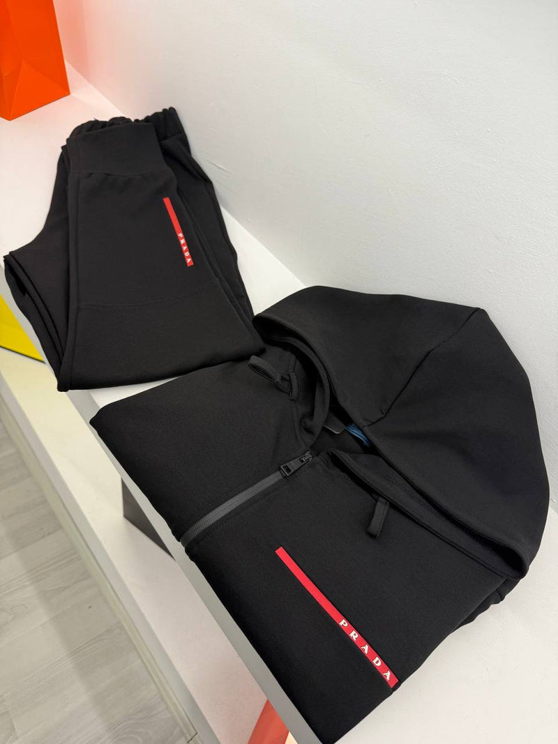 Black “Re-Nylon” Tracksuit