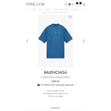 Blue Oversized T-Shirt