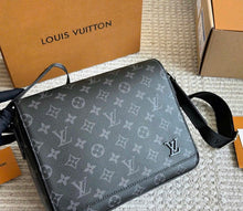 Dark Grey Monogram Cross Body Bag