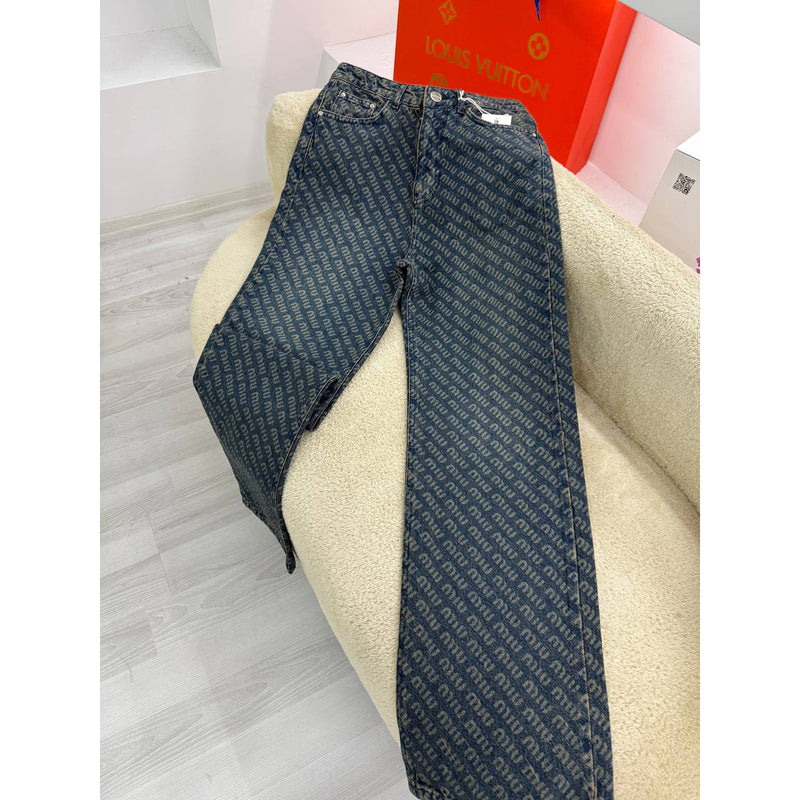Women Monogram Jeans