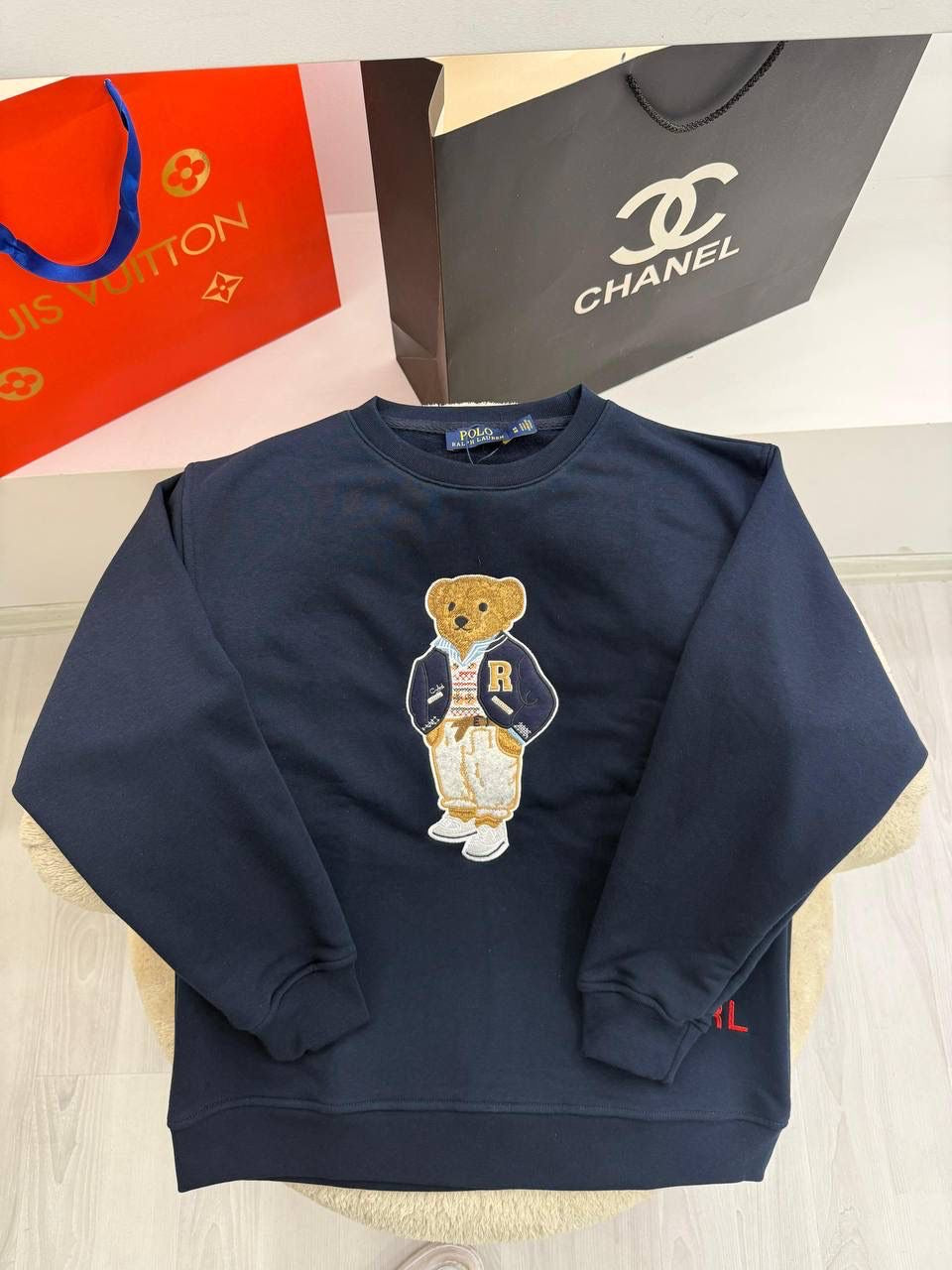 Dark Blue Cotton Blouse