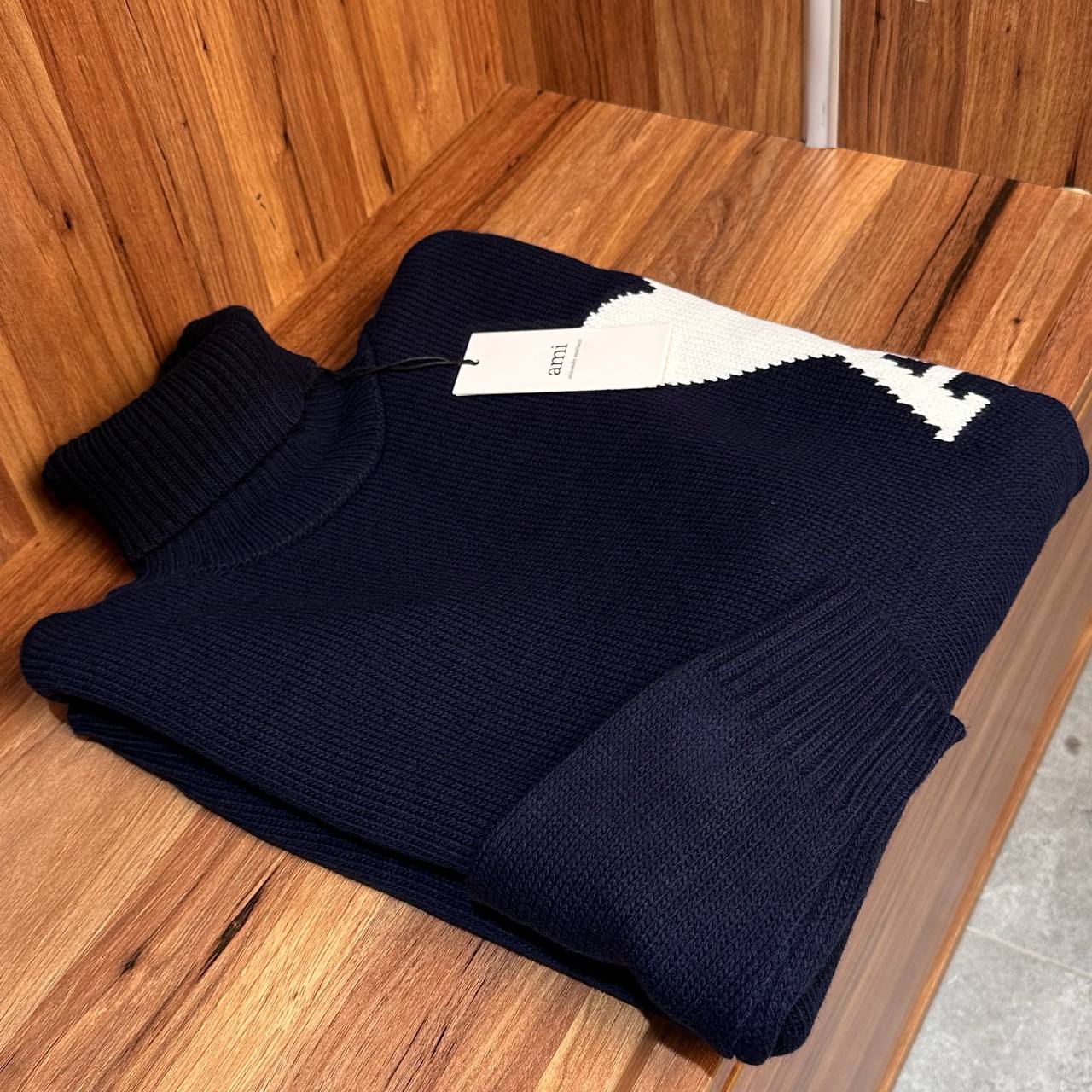 Dark Blue Wool Sweater