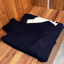 Dark Blue Wool Sweater