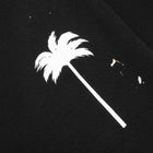 Black Cotton Track Pants