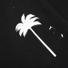 Black Cotton Track Pants