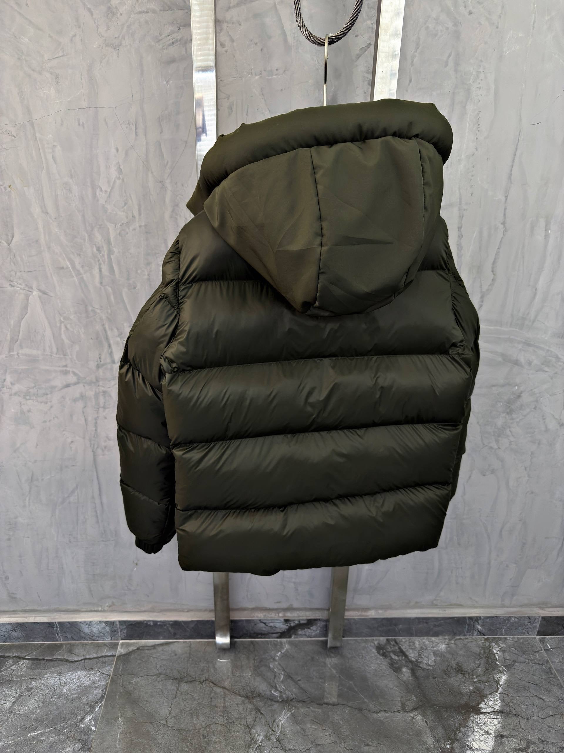 Dark Green Puffer Jacket
