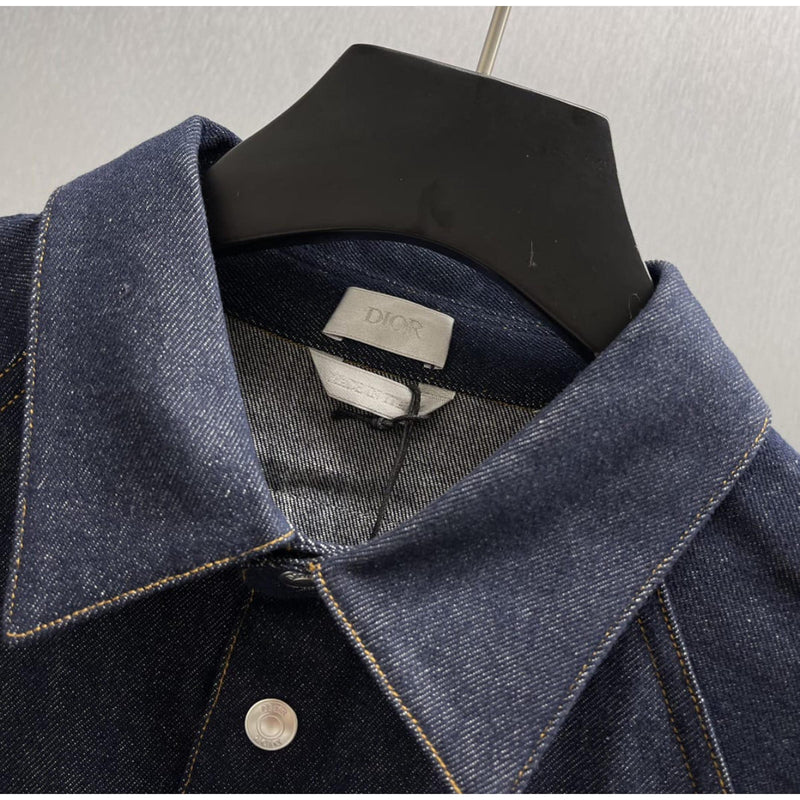 Dark Blue Denim Overshirt