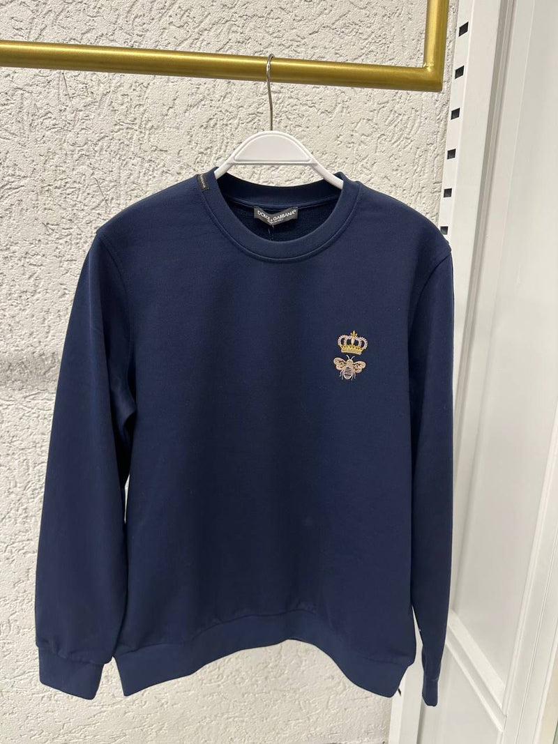 Dark Blue Cotton Blouse