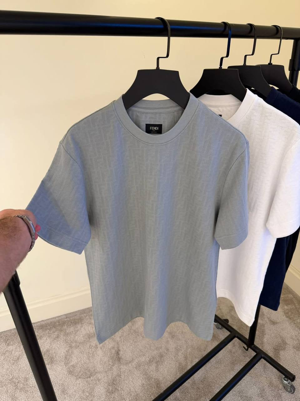 Grey Monogram T-shirt