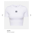 Černobílý dámský crop top