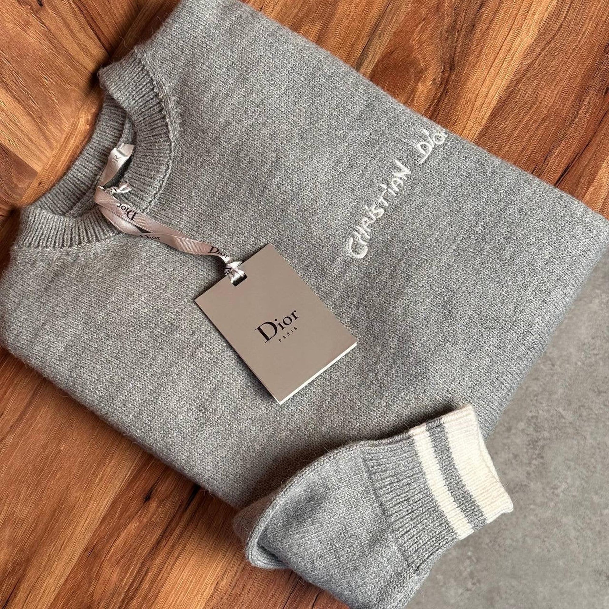 Grey Knitted Sweater