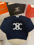 Navy Blue Knitted Women’s Sweater