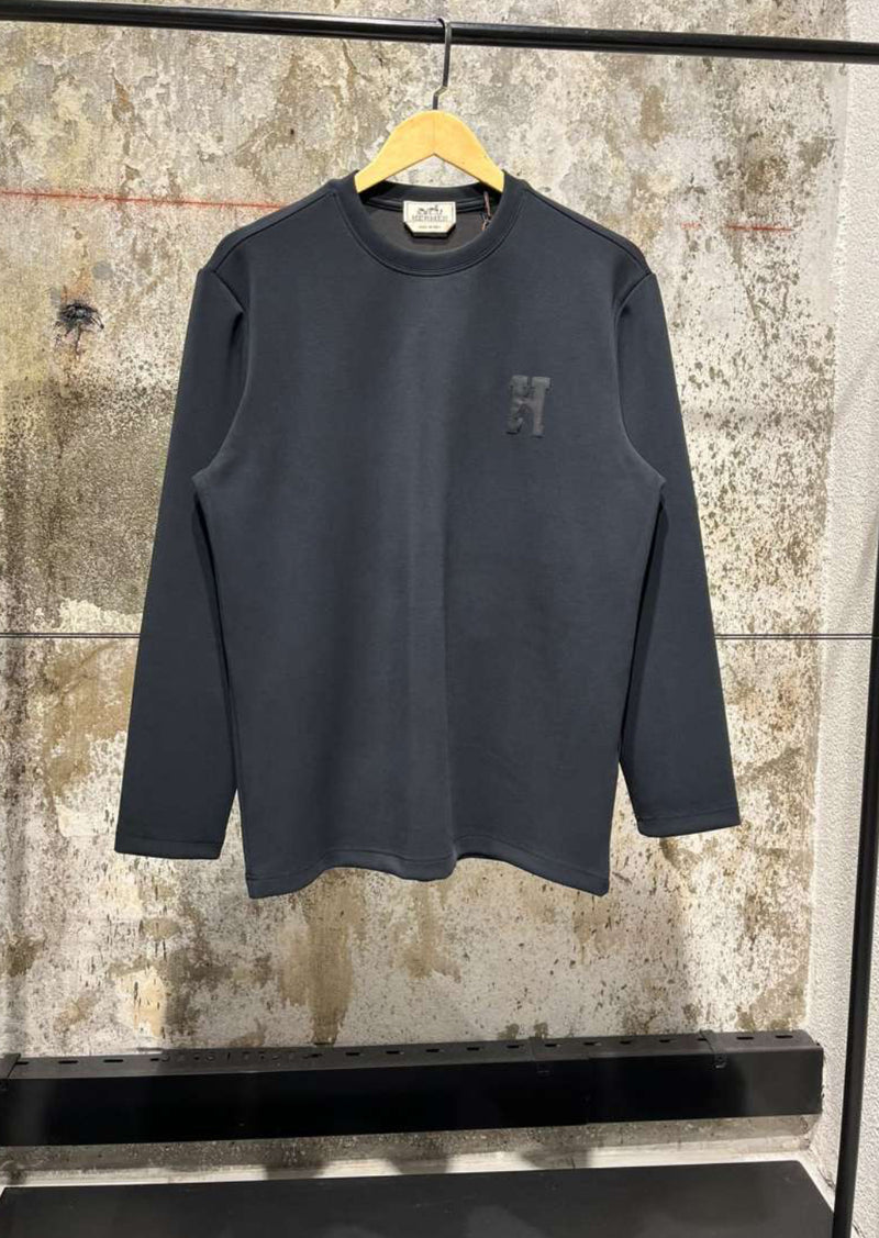 Dark Grey Cotton Blouse
