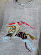 Grey Knitted Sweater