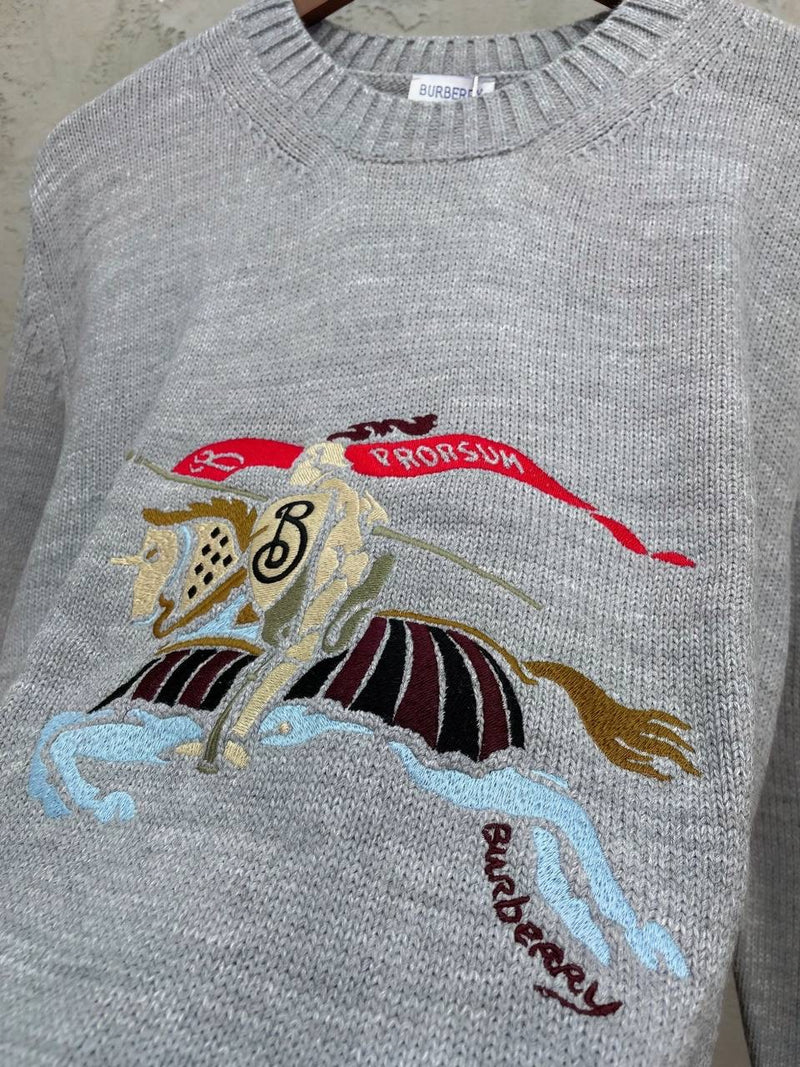 Grey Knitted Sweater