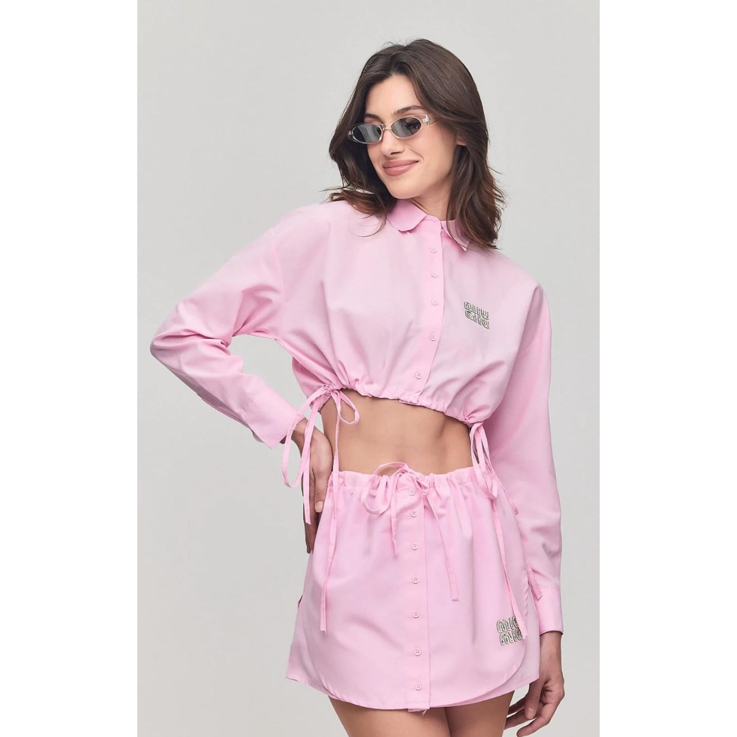 Pink Women Summer Set in 2 Pieces Jim