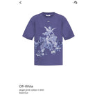 Blue Oversized T-Shirt with Angels