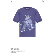 Blue Oversized T-Shirt with Angels