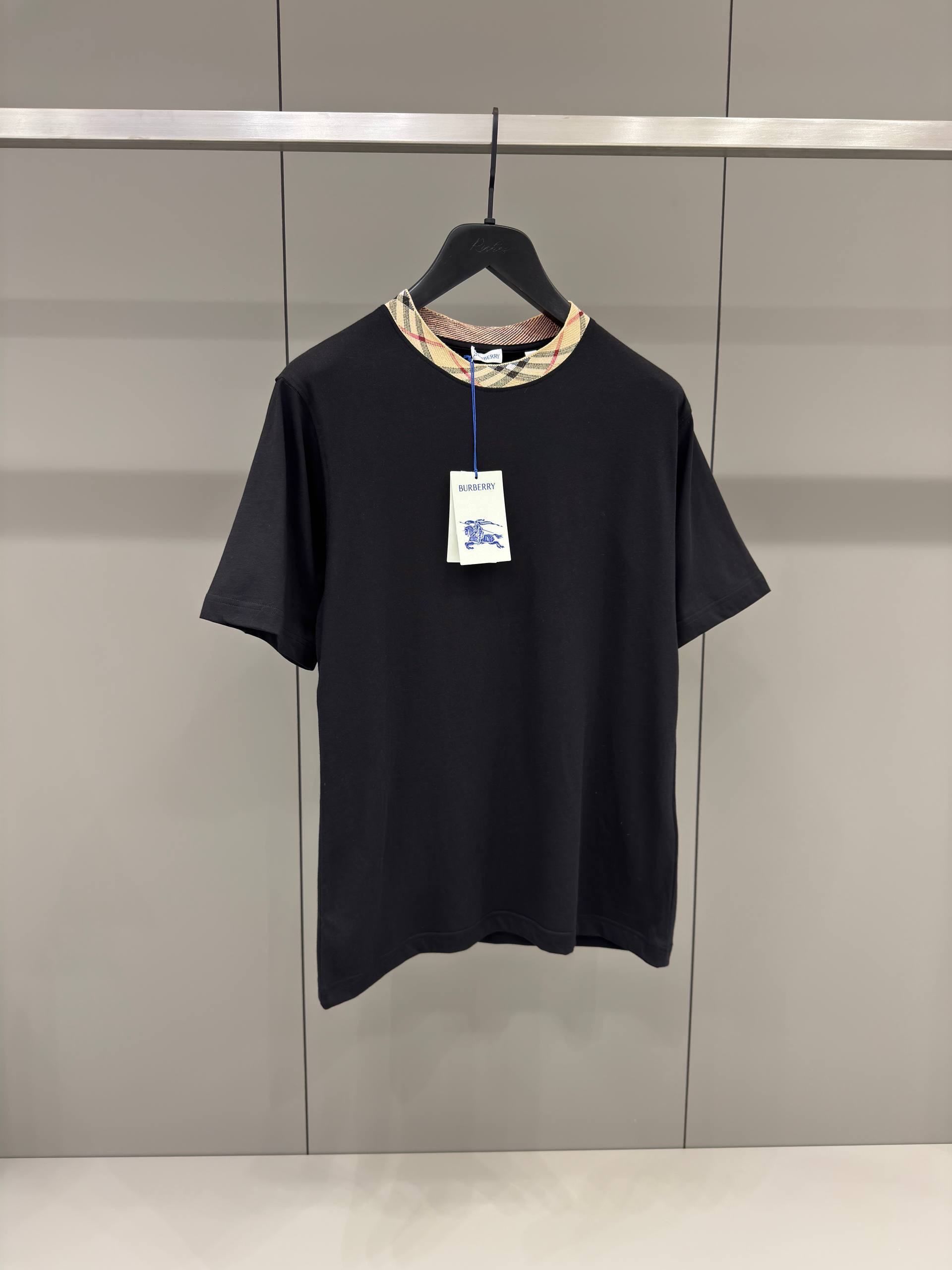 Black Cotton T-shirt