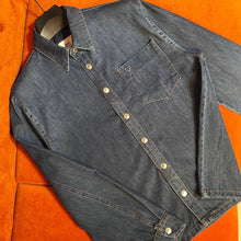 Dark Blue Denim Shirt Jacket