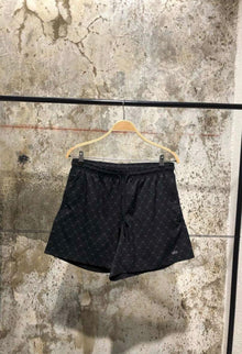 Black Monogram Shorts