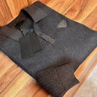 Dark Grey Knitted Sweater