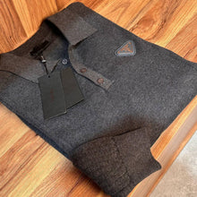 Dark Grey Knitted Sweater