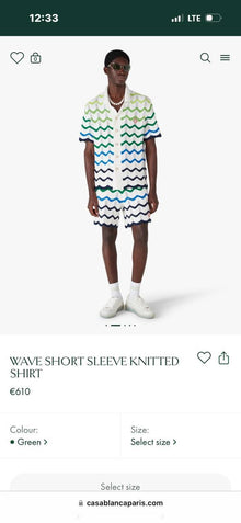 Wave Knitted Set