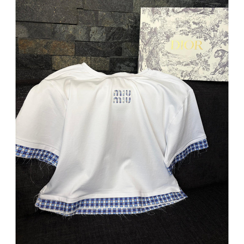 White Women Cotton T-shirt