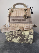 Lady Wicker Oblique Beige Natural Rattan Bag