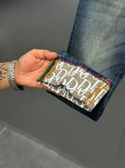 Blue Jeans with Monogram Padding