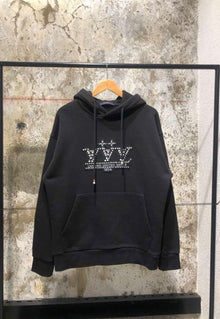 Black Cotton Hoodie