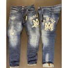 Blue Men Jeans with Logo