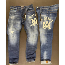 Blue Men Jeans with Logo