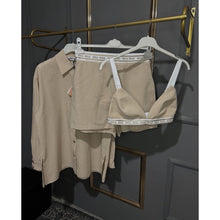 Beige Women Set in 3 Pieces
