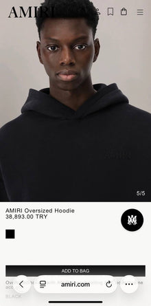 Black Oversized Hoodie