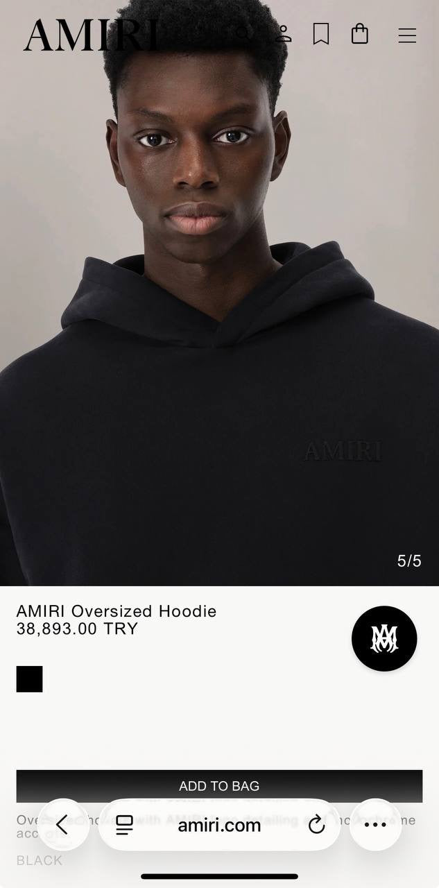 Black Oversized Hoodie